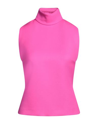 Dolce & Gabbana Woman Top Magenta Size 4 Virgin Wool, Polyamide, Elastane In Pink
