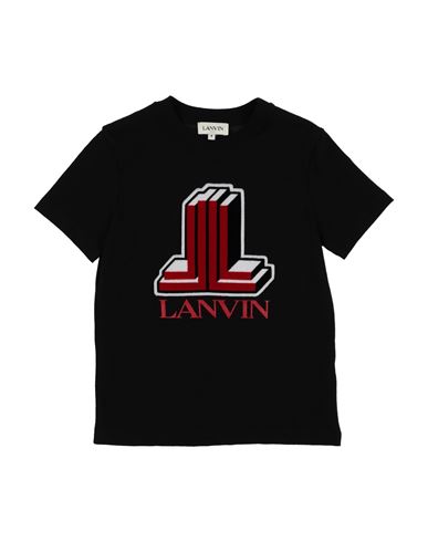 Lanvin Babies'  Toddler Boy T-shirt Black Size 6 Cotton