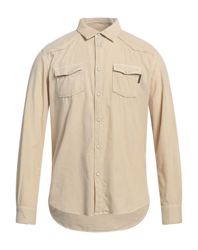 Why Not Brand Man Shirt Beige Size Xl Cotton