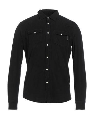 Why Not Brand Man Shirt Black Size S Cotton