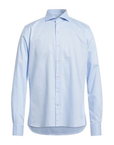 Herman & Sons Man Shirt Sky Blue Size 15 ½ Cotton