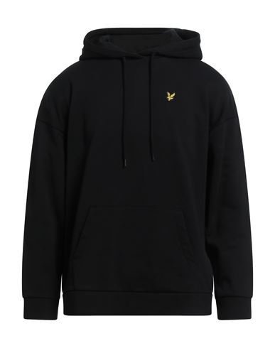 Lyle & Scott Man Sweatshirt Black Size Xxl Organic Cotton In Black