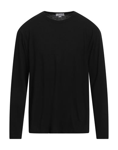 Shop Crossley Man T-shirt Black Size Xl Cotton, Cashmere