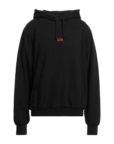 424 Fourtwofour Man Sweatshirt Black Size Xl Cotton
