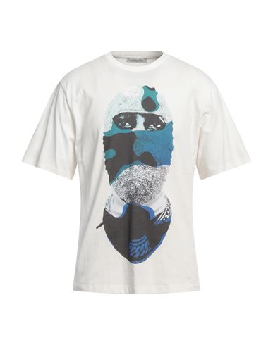 Ih Nom Uh Nit Man T-shirt Off White Size L Cotton, Elastane