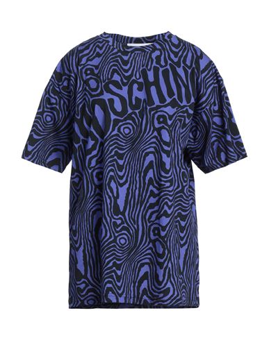 Moschino Woman T-shirt Purple Size M Cotton