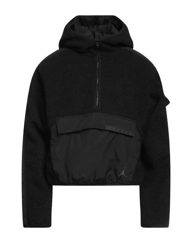 Jordan Woman Sweatshirt Black Size S Polyester, Nylon