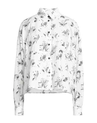 Woolrich Sketch-style Print Shirt In White