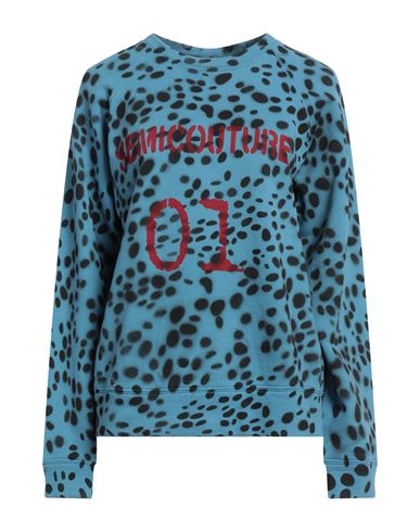 Semicouture Woman Sweatshirt Light Blue Size S Cotton, Polyester