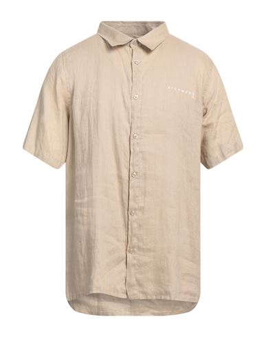 Shop Richmond X Man Shirt Beige Size 44 Linen