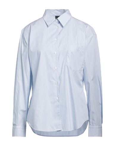 Shop Aspesi Woman Shirt Sky Blue Size 6 Cotton