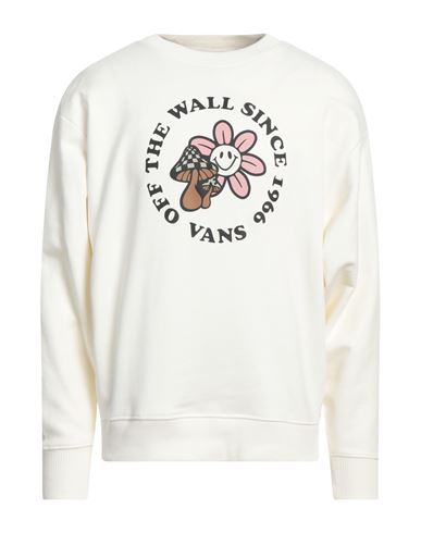 Vans Man Sweatshirt White Size M Cotton