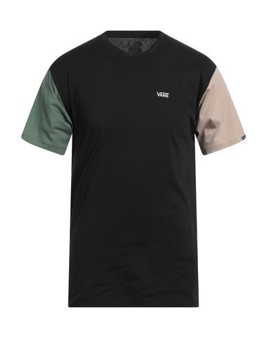 Vans Man T-shirt Black Size L Cotton
