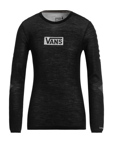 Vans Man T-shirt Black Size M Wool, Polyester, Elastane