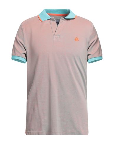 Vilebrequin Man Polo Shirt Orange Size M Cotton