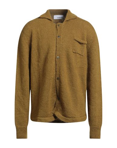 Costumein Man Cardigan Sage Green Size Xl Mohair Wool, Polyamide, Elastane In Green