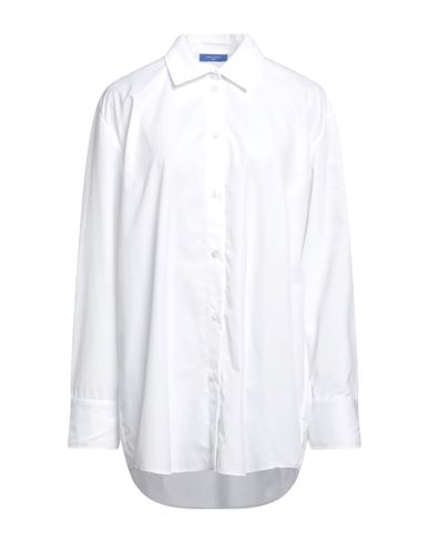 Shop Nina Ricci Woman Shirt White Size 6 Polyester, Cotton, Polyamide