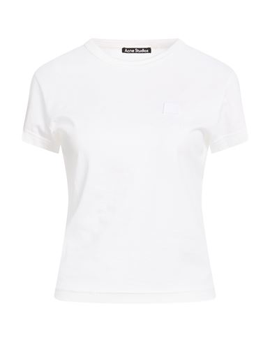Acne Studios Woman T-shirt White Size L Cotton In White
