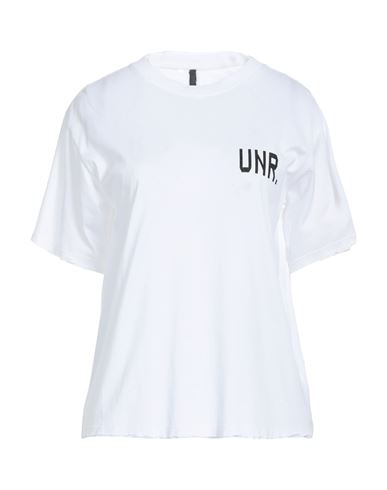 Ben Taverniti Unravel Project Woman T-shirt White Size M Cotton
