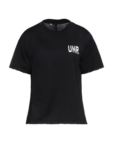 Ben Taverniti Unravel Project Woman T-shirt Black Size M Cotton