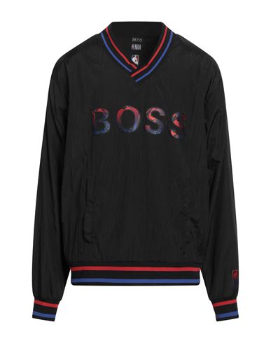 Hugo Boss Boss  Man Sweatshirt Black Size Xxl Polyamide