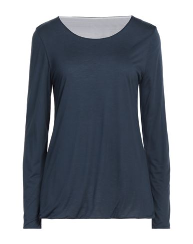 Purotatto Woman T-shirt Navy Blue Size Xs Modal, Milk Protein Fiber