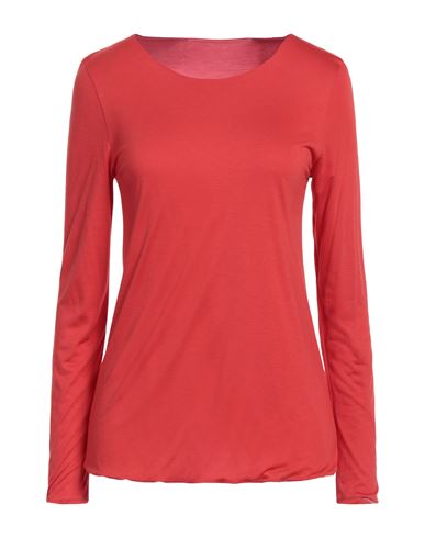 Purotatto Woman T-shirt Tomato Red Size Xs Modal, Milk Protein Fiber
