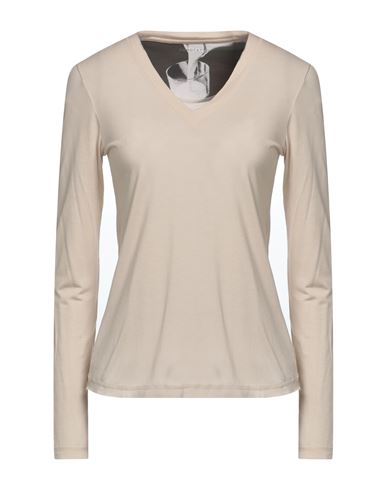 Purotatto Woman T-shirt Beige Size Xs Modal, Milk Protein Fiber