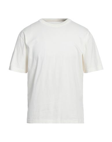 Heron Preston Man T-shirt Cream Size L Organic Cotton In White