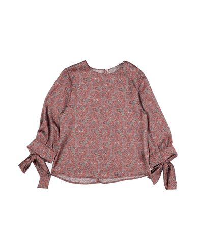 Vicolo Toddler Girl Top Brown Size 6 Polyester In Brown