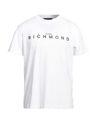 Shop John Richmond Man T-shirt White Size Xxl Cotton