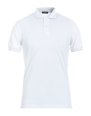Rossopuro Man Polo Shirt White Size 4 Cotton