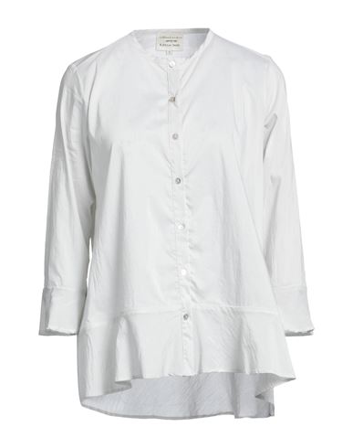 Alessia Santi Woman Shirt Light Grey Size 2 Cotton, Polyester