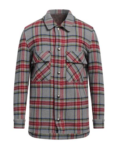 Pierre-louis Mascia Man Shirt Grey Size M Wool