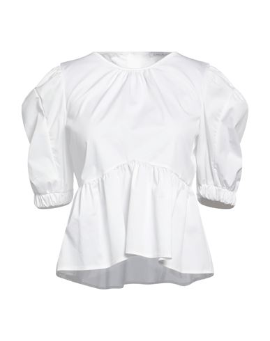 Le Sarte Del Sole Woman Top White Size S Cotton, Polyamide, Elastane