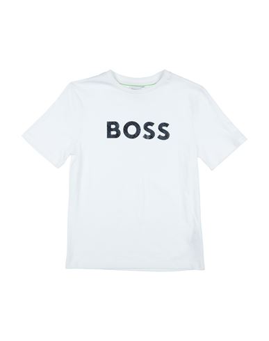 Shop Hugo Boss Boss Toddler Boy T-shirt White Size 6 Cotton, Elastane