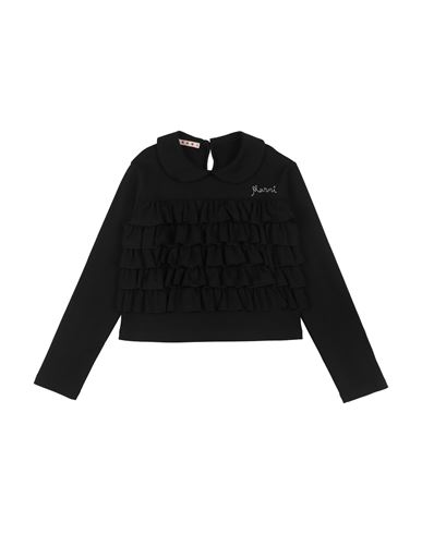 Marni Toddler Girl T-shirt Black Size 6 Cotton In Black