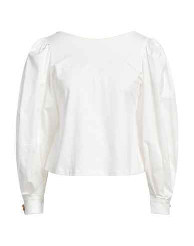 Mother Of Pearl Woman T-shirt Off White Size 10 Organic Cotton, Elastane, Lyocell