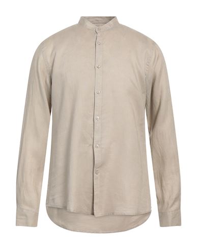 Over-d Man Shirt Beige Size Xxl Linen