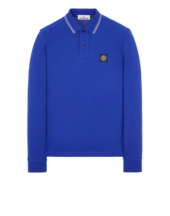 Sold out - Other colors available STONE ISLAND 2SL18 Polo shirt Man Ultramarine Blue