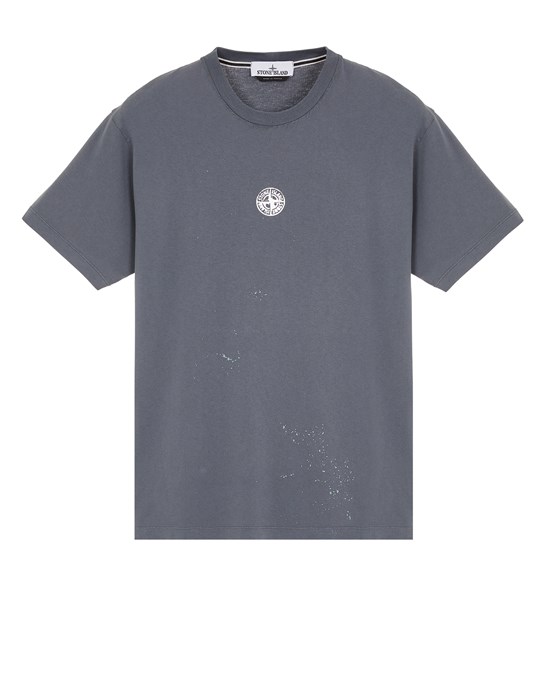 Short sleeve t-shirt Man 2NS84 ‘DROPS ONE’ PRINT Front STONE ISLAND