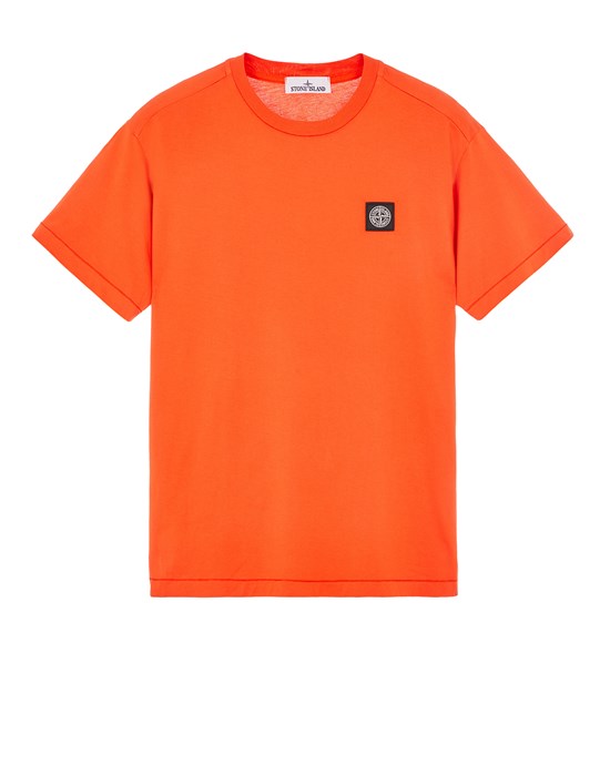  STONE ISLAND 24113 T-Shirt Herr Helle Orange