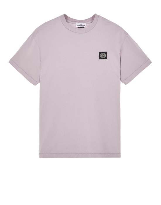 Sold out - Other colors available STONE ISLAND 24113 Short sleeve t-shirt Man Lavender