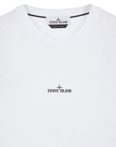 Stone island back hot sale print t shirt