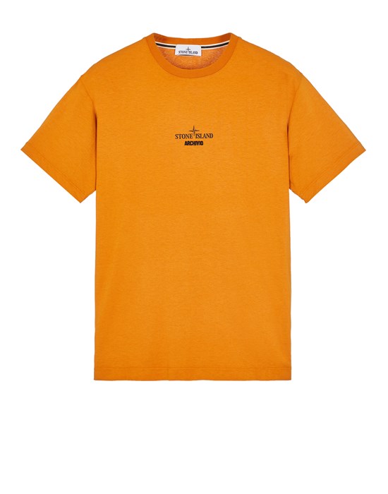 Short sleeve t-shirt Man 2NS91 STONE ISLAND ARCHIVIO PROJECT_LINO WATRO Front STONE ISLAND