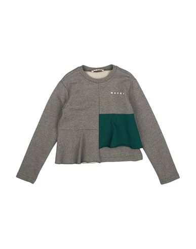 Marni Toddler Girl Sweatshirt Grey Size 4 Cotton, Elastane In Grey