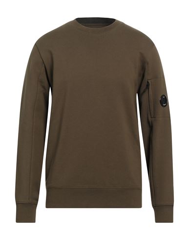 C.p. Company C. P. Company Man Sweatshirt Military Green Size 3xl Cotton