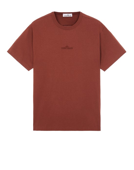  STONE ISLAND 20444 Short sleeve t-shirt Man Chestnut Brown
