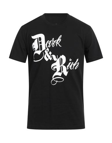 John Richmond Man T-shirt Black Size M Cotton