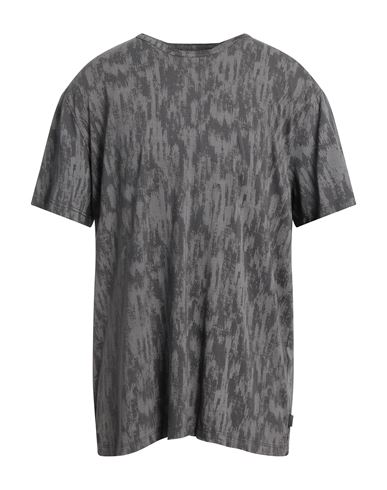 John Varvatos Man T-shirt Lead Size S Cotton, Polyester In Grey